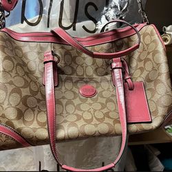 Vintage Coach Weekender Bag