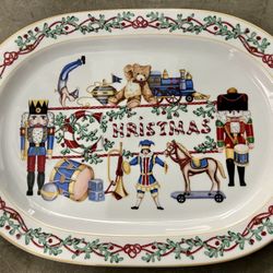 Brand New China Christmas Platter 