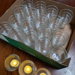 53 Glass Tealight Holders
