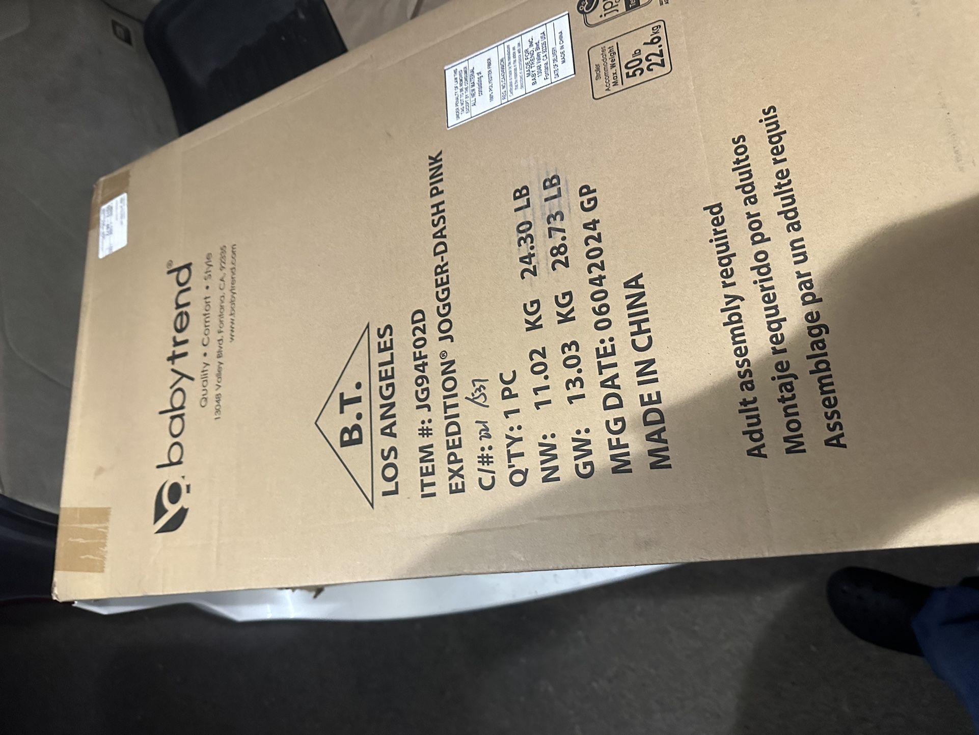 Baby Trend Jogger Stroller Dash Pink