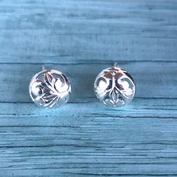 Beautiful Vintage Sterling Silver (.925) Pierced Earrings