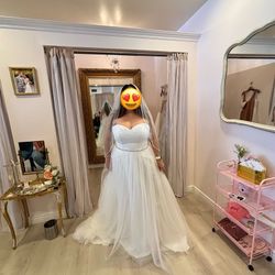 Brands New David’s Bridal Wedding Dress