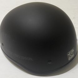 Harley Davidson Overdrive Black Low Profile 1/2 Motorcycle Helmet HD-J01 XL MINT