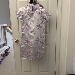 Traditional Chinese Qi Pao For 8-10 Years Old Girl