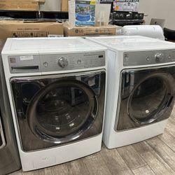 Kenmore elite MEGA largest capacity washer and dryer set electric with warranty