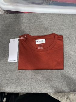 Lacoste Men's Lightweight Pima Cotton V-Neck T-Shirt