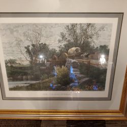 The Old Mill Stream Artwork Signed