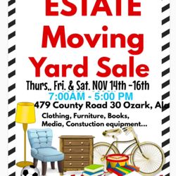 Estate Moving Yard Sale