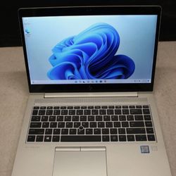 Slim/Metal HP EliteBook Laptop Intel Core i5-8350u 16 GB RAM 256 GB SSD 1080P LCD Webcam Wi-Fi & Bluetooth Wireless Windows 11 Professional 