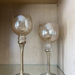 Set Of 2 Candle Holders 