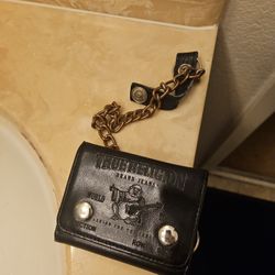 True Religion Wallet &chain