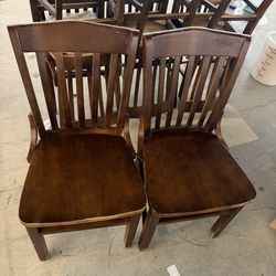 8 set of wooden chairs need gone ASAP