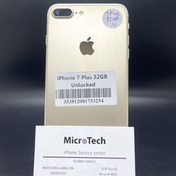 Special Sale! iPhone 7 Plus 32 GB UNLOCKED