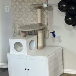 Litter Box With Cat Tree