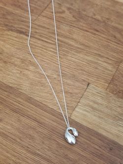 Tiffany And co 925 silver teardrop necklace