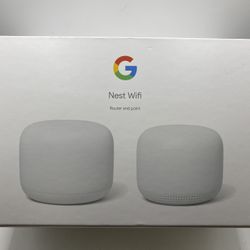 Nest WiFi Router with 1 Point - Mesh for Wireless Internet Wi-Fi Extender-