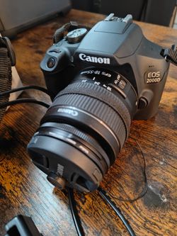 Canon EOS 2000D DSLR with 18-55mm Lens