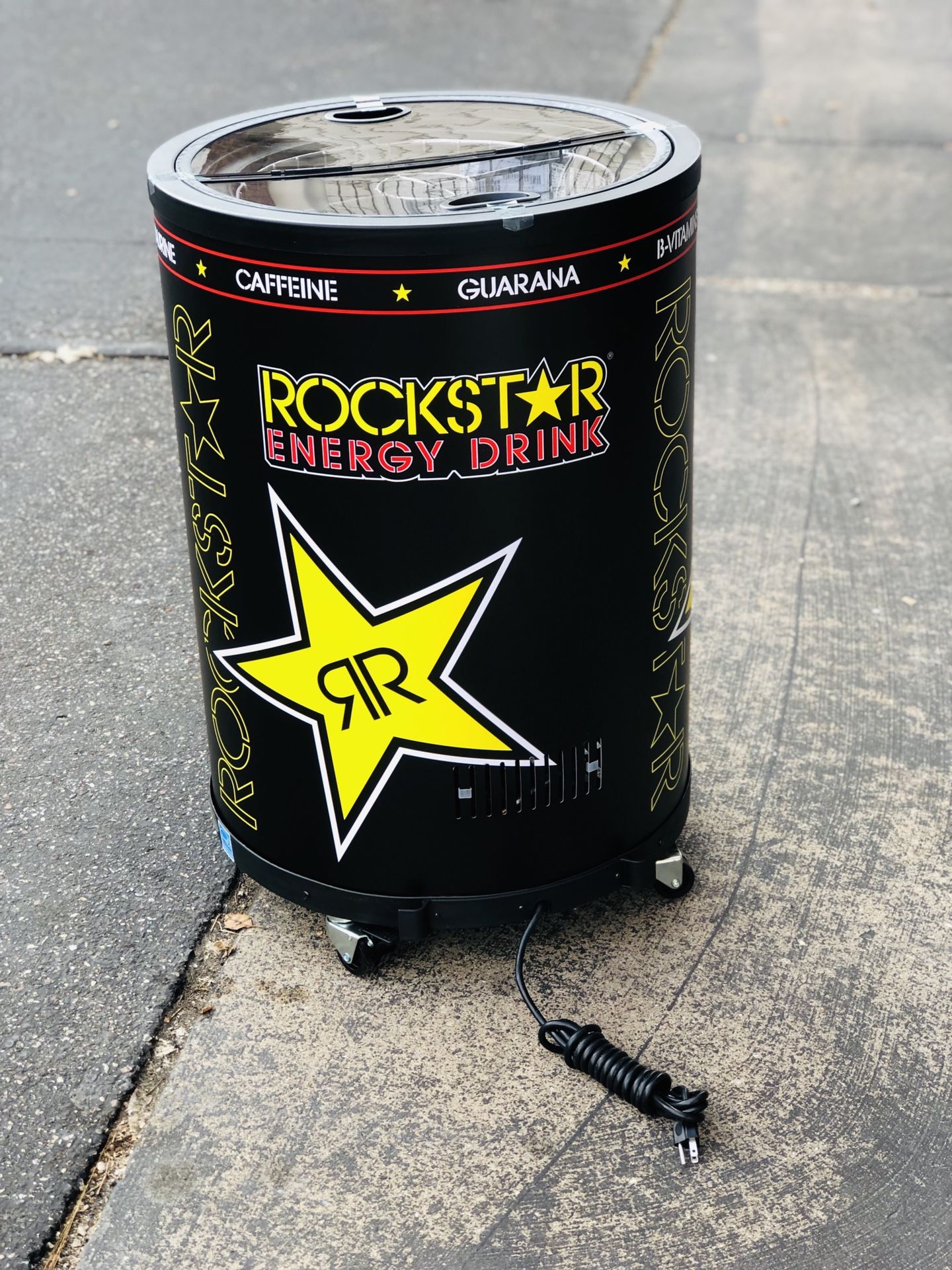 Rockstar Energy electric cooler