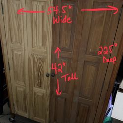 Free Wood Cabinet