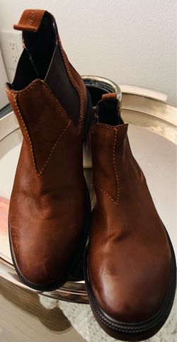 Steve Madden Brown Leather Chelsea Boots size 10.5