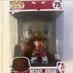 Funko Pop #75 Michael Jordan 10” Red Uniform NBA 