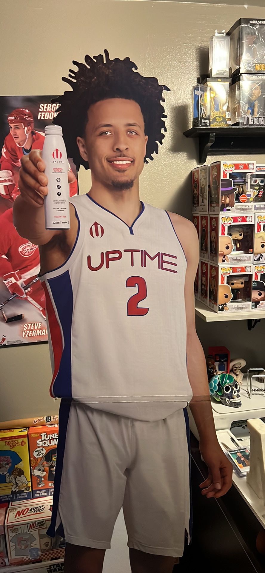 Life Size Uptime Cade Cunningham Poster board Cut Out