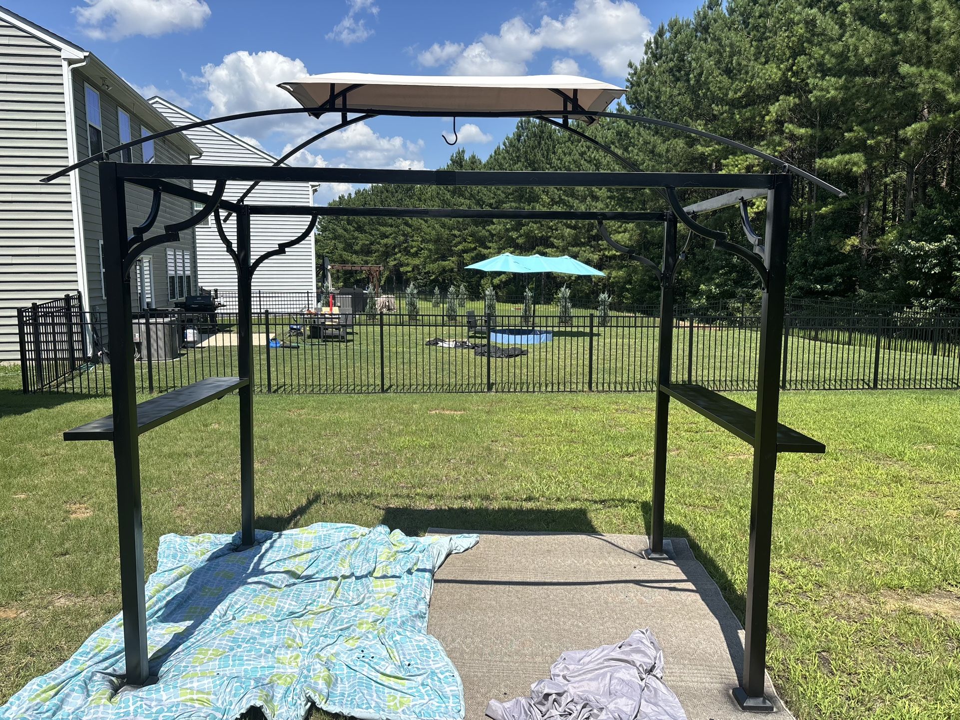 Grill Bar Gazebo 8x5 (BLACK)