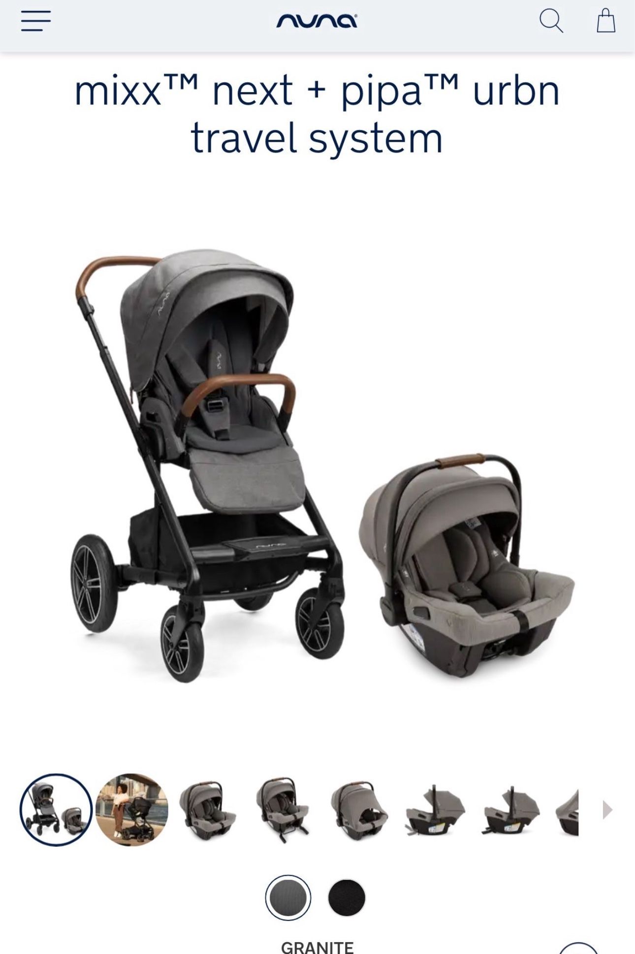 Nuna MIXX Travel System 