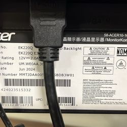 100hz Gaming monitor-Acer - EK220Q