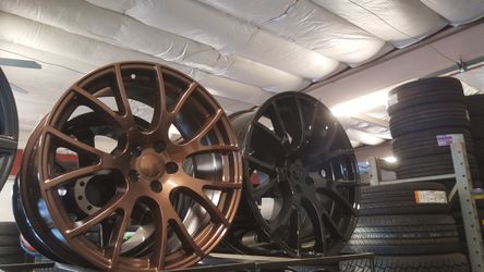 Hellcat wheels bronze n blk