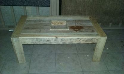Home made table.