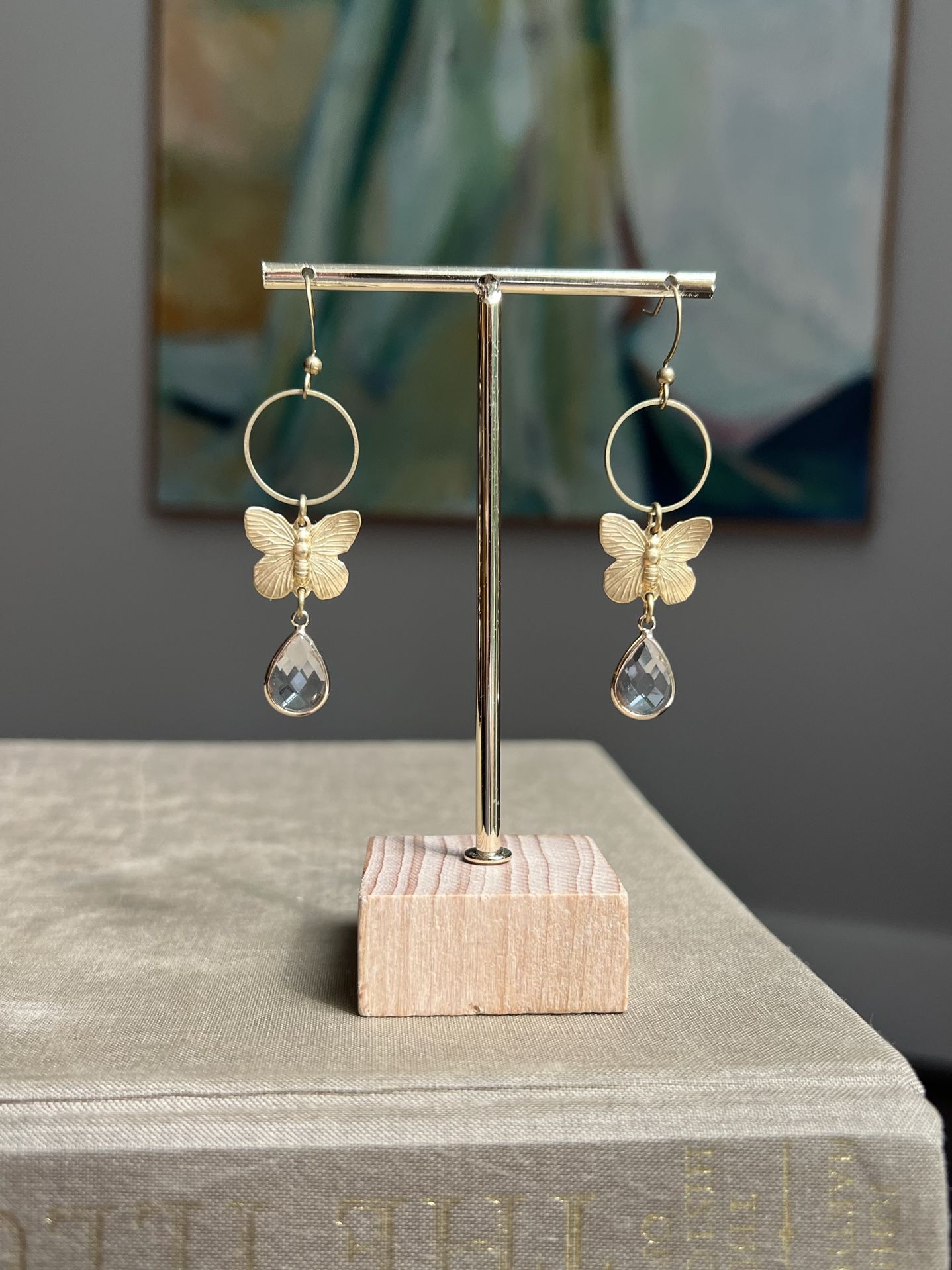 Butterfly Statement Earrings ( firm on price )