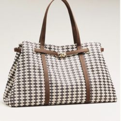 Anthropology Slouchy Belted Bag Chocolate (NWT)