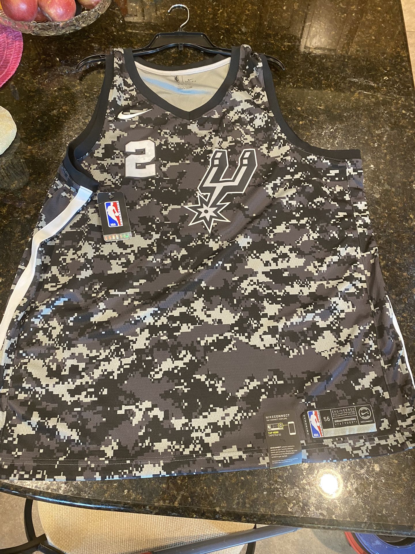 NBA SPURS CAMO SwingMan City Addition Jersey