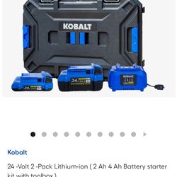 24 v kobalt grinder & set of battery