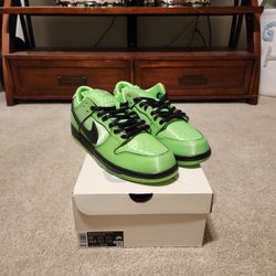 Nike x Powerpuff Girls SB Dunk Buttercup Size 13 DS
