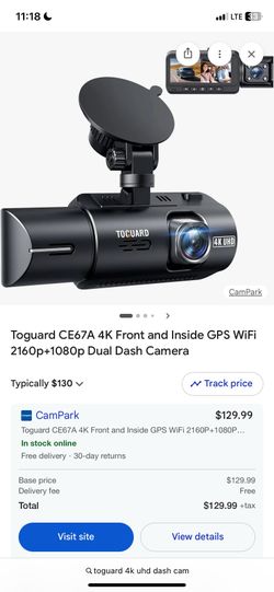 Toguard 4k dashcam