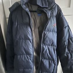 Vintage Makaveli 1971 Branded Jacket Mens XL Navy Blue! Tupac 2Pac