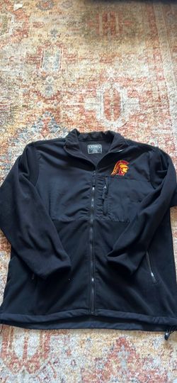 Y2K CHAMPS SPORTS Black USC Trojans Fleece Jacket