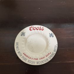 Vintage Coors Light Beer Ashtray 