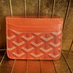 New Orange Credit Card Holder