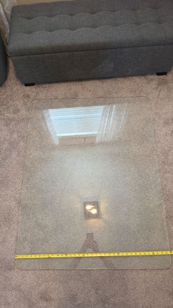 Tempered Glass Chair Mat 36" x 46"