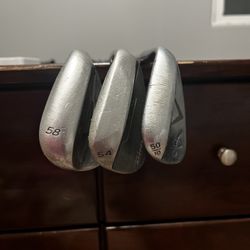 50, 54, 58 Degree Wedges 