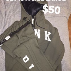 VS PINK FLEECE SETS (READ DESCRIPTION)