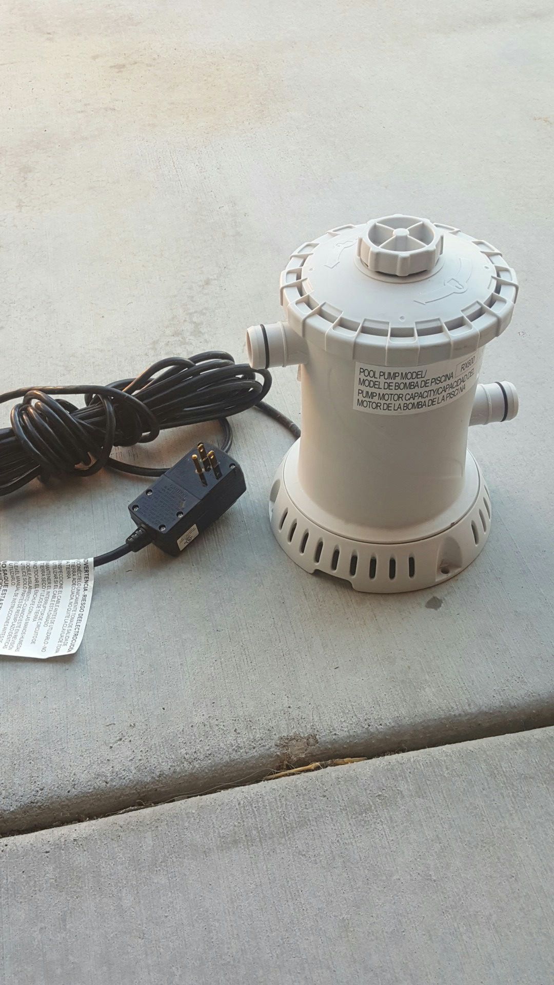 Pump and filter for pool like new 1100 GPM