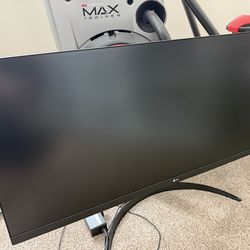 LG 34” ultra wide monitor