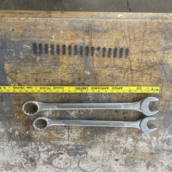Two Big Open End. Wrenches