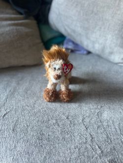 Ty Beanie Babies Collection Groowwl Lion Plush Beanbag 2006