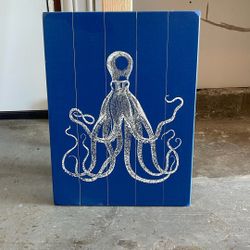 Octopus Wooden Decor