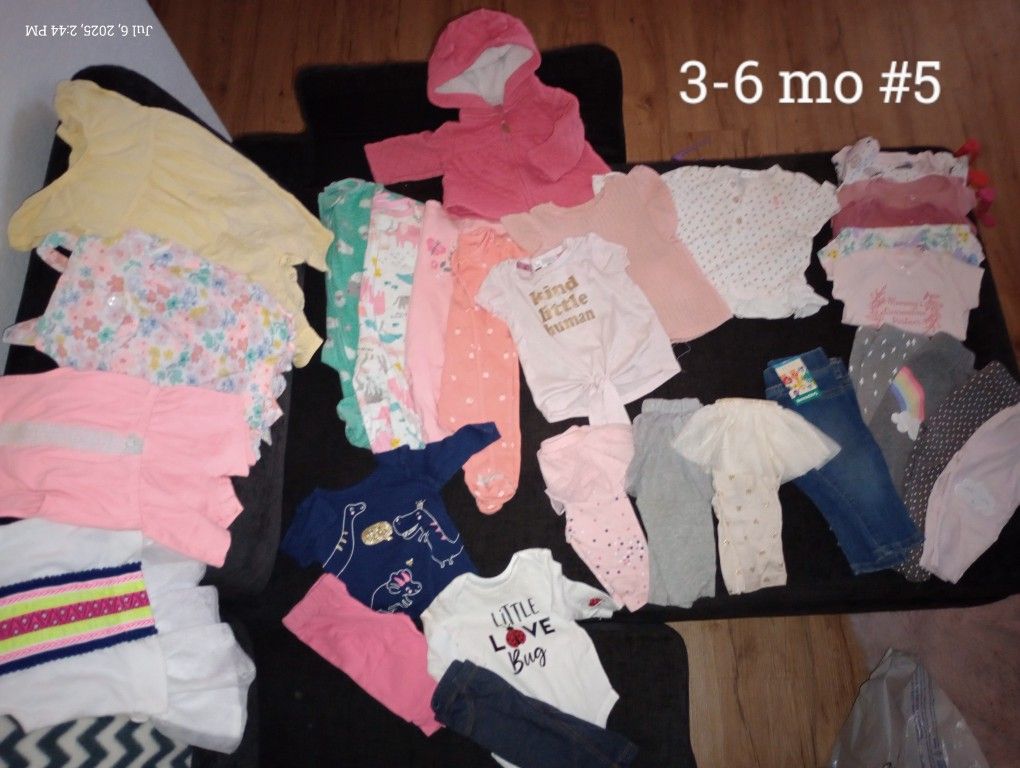 Baby Girl 3-6 mo Clothes Bundle #5